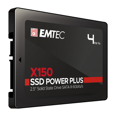 Emtec X150 4 TB 2.5 Serial ATA III 3D NAND (Emtec SSD 2.5 Sata X150 4000GB Intern)