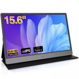 Monitor Koorui 15B1 para PC de 39,6 cm [15,6"] 1920 x 1080 píxeles Full HD Gris (Monitor portátil Koorui 15B1 de 15,6" IPS Full HD 1920 x 1080 60 Hz) 