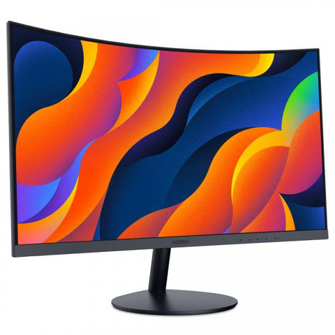 Koorui 24N5C Monitor PC 61 cm [24] 1920 x 1080 Pixel Full HD LED Nero (Koorui 24N5C 24' VA Full HD 1920 x 1080 1800R Curved Monitor)