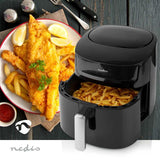 Nedis KAAF170BK friggitrice Singolo 7,2 L Indipendente 1800 W Friggitrice ad aria calda Nero