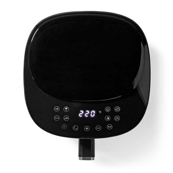 Nedis KAAF160BK friggitrice Singolo 4,2 L Indipendente 1300 W Friggitrice ad aria calda Nero