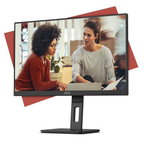 AOC E3 24E3QAF LED display 60,5 cm [23.8] 1920 x 1080 Pixel Full HD LCD Nero (AOC 24E3QAF - Monitor a LED - 24 - 1920 x 1080 Full HD [1080p] @ 75 Hz - IPS - 1000:1 - 4 ms - HDMI, VGA, DisplayPort - a