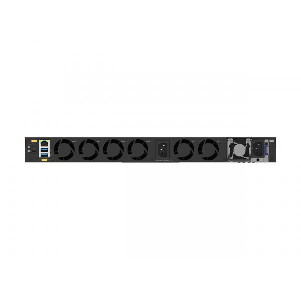 NETGEAR M4350-40X4C Gestito L3 10G Ethernet [100/1000/10000] Supporto Power over Ethernet [PoE] 1U Nero (NETGEAR AV XSM4344C-100NES M4350-40X4C Managed Switch 40 10G PoE++ 4 QSFP28 100G AVB)