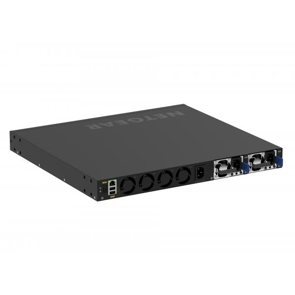 NETGEAR M4350-48G4XF Gestito L3 Gigabit Ethernet [10/100/1000] Supporto Power over Ethernet [PoE] 1U Nero (NETGEAR M4350-48G4XF - Switch - L3 - gestito - 48 x 10/100/1000 [PoE+] + 4 x 10 Gigabit SFP+