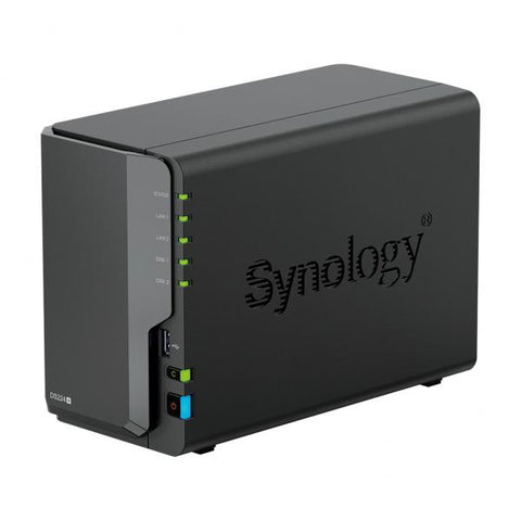 SYNOLOGY DS224+ NAS TOWER 2 BAY 2.5"/3.5" SSD/HDD INTEL CELERON J4125 2 GB DDR4 (UP TO 6GB) 2 x RJ-45 1GBE