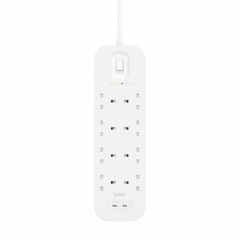 Belkin Connect Bianco 8 presa(e) AC 2 m