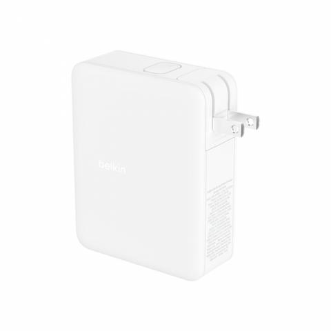 Belkin ALIMENTATORE 140W 4-PORTE USB CON UK,EU,US PLUG (BOOST CHARGE 140W USB GAN - 4-PORTS WALL CHARGER WITH UK EU)
