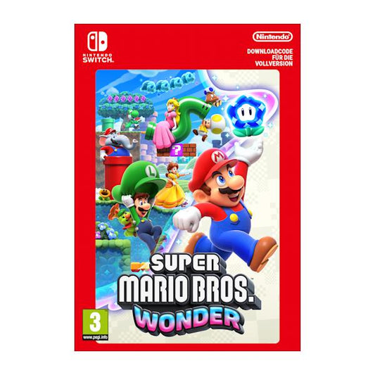 Nintendo Super Mario Bros. Wonder Standard Cinese tradizionale, Tedesca, DUT, Inglese, ESP, Francese, ITA, Giapponese, Coreano, Portoghese, Russo Nintendo Switch