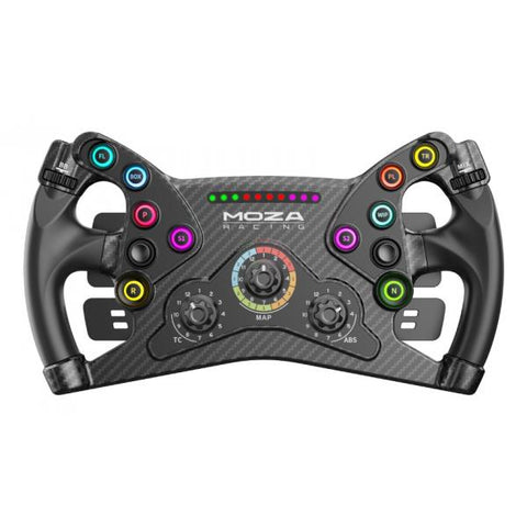 MOZA RACING KS FORMULA STEERING WHEEL VOLANTE IN STILE BUTTERFLY PER PC DA 300mm RGB
