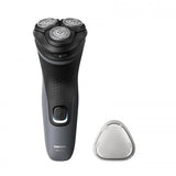 PHILIPS S1142 00 SERIE 1000 RASOIO ELETTRICO RICARICABILE 3 TESTINE SISTEMA DI RASATURA TRIMMER NERO GRIGIO