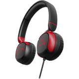HYPERX CLOUD MINI  GAMING HEADSET CUFFIE GAMING CON MICROFONO 1 JACK 3.5mm USB-C/A NERO-ROSSO