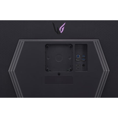 LG 27GR93U-B Monitor PC 68,6 cm [27] 3840 x 2160 Pixel 4K Ultra HD LED Nero, Grigio, Viola (LG UltraGear 27GR93U-B - LED monitor - gaming - 27 - 3840 x 2160 4K @ 144 Hz - IPS - 1000:1 - DisplayHDR 40