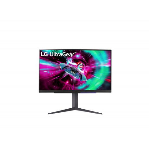 LG 27GR93U-B Monitor PC 68,6 cm [27] 3840 x 2160 Pixel 4K Ultra HD LED Nero, Grigio, Viola (LG UltraGear 27GR93U-B - LED monitor - gaming - 27 - 3840 x 2160 4K @ 144 Hz - IPS - 1000:1 - DisplayHDR 40