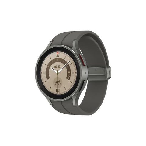 Samsung Galaxy Watch5 Pro SM-R925F 3,56 cm (1.4") OLED 45 mm Digitale 450 x 450 Pixel Touch screen 4G Titanio Wi-Fi GPS (satellitare)