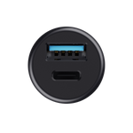 TRUST MAXO CARICABATTERIA PER AUTO USB PER RICARICA RAPIDA 38W PD 1 x USB-A QC3 18 W 1 x USB-C PD 20 W IN ALLUMINIONERO