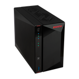 ASUSTOR AS5402T NIMBUSTOR NAS 2 BAY HDD & SSD 2.5"/3.5" INTEL CELERON N5105 2GHz RAM 4GB 2.933MHz LAN: 10,100,1000,2500 Mbit/s NERO