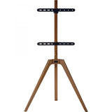 InLine woodstand piedistallo TV, treppiede, per TV LED 45"-65", max. 40 kg