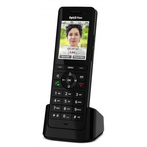 Fon FRITZ! X6 Telefono DECT Identificatore di chiamata Nero (AVM FRITZ!Fon X6 - ekstra trdlst hn)
