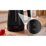 BOSCH TWK3M123 MYMOMENT BOLLITORE ELETTRICO 2400W CAPACITA' 1.7 LT 3 LIVELLI DI SICUREZZA FILTRO ANTICALCARE NERO