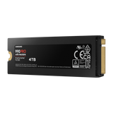 Samsung 990 PRO NVMe 4TB con Dissipatore di calore, SSD interno (Samsung 990 PRO PCIe 4.0 NVMe 4TB HS)