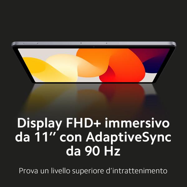 XIAOMI REDMi PAD SE 11" OCTA CORE 128GB RAM 4GB WI-FI BATTERIA 8.000mAh ANDROID 13 ITALIA GRAPHITE GRAY