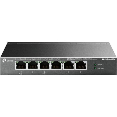TP-Link Switch Desktop 6 Porte Gigabit di cui 3 PoE+ e 1 PoE++