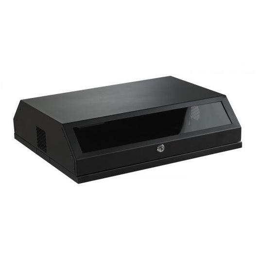 LOGON RWSLMBL porta accessori Mobile per scaffale (19 3U+5U= 8U W= 537mm - D=475mm BLACK WALL MOUNT - BLACK - Warranty: 60M)