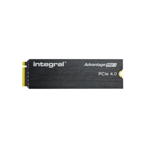Integral INSSD4TM2280G4AP1XHS drives allo stato solido 4 TB M.2 PCI Express 4.0 NVMe TLC (4TB - 4000GB SSD M.2 2280 NVME 1.4 PCIe Gen4 x4 R-7400MBs W-6700MBs IOPS R-950K W-950K TBW 2000 WITH HEATSINK