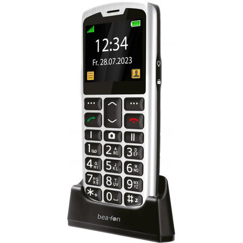 Beafon SL260 LTE 5,59 cm (2.2") 90 g Nero, Argento Telefono cellulare basico