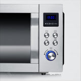 Severin MW 7777 forno a microonde Superficie piana Microonde con grill 25 L 900 W Nero, Stainless steel