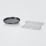 Severin MW 7777 forno a microonde Superficie piana Microonde con grill 25 L 900 W Nero, Stainless steel