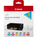 Canon PGI-29 C/M/Y/PC/PM/R Originale Ciano, Magenta, Ciano per foto, Magenta per foto, Rosso, Giallo Multipack 6 pezzo(i)