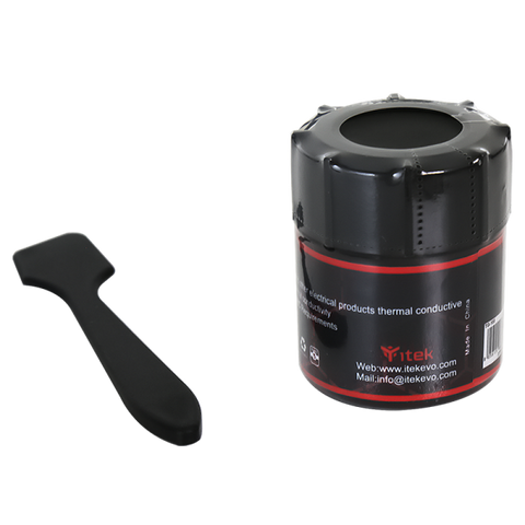 PASTA DISSIPAZIONE CALORE ITEK TG-105 - BARATTOLO DA 10G CON SPATOLA, GRAY - ITTP10G5B
