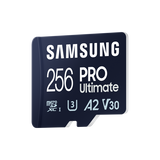 SAMSUNG PRO ULTIMATE MB-MY256SA microSDXC 256GB A2 / Video Class V30 / UHS-I U3 UHS-I CON ADATTATORE A SD IN DOTAZIONE