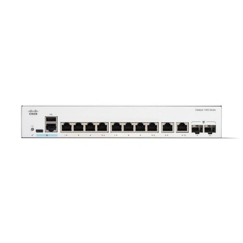 CISCO CATALYST 1300-8T-E-2G SWITCH GESTITO L3 - 8 x 10/100/1000Base-T + 2 x combo Gigabit SFP/RJ-45 MONTABILE SU RACK