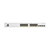 CISCO CATALYST 1200-24P-4X SEITCH GESTITO L3 - 24 x 10/100/1000 (PoE+) + 4 x 10Gb Ethernet SFP+ PoE+ (195 W) MONTABILE SU RACK BIANCO