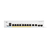 CISCO CATALYST 1200-8P-E-2G SWITCH GESTITO L3 - 8 x 10/100/1000 (PoE+) + 2 x combo Gigabit SFP/RJ-45 -PoE+ (67 W) MONTABILE SU RACK BIANCO