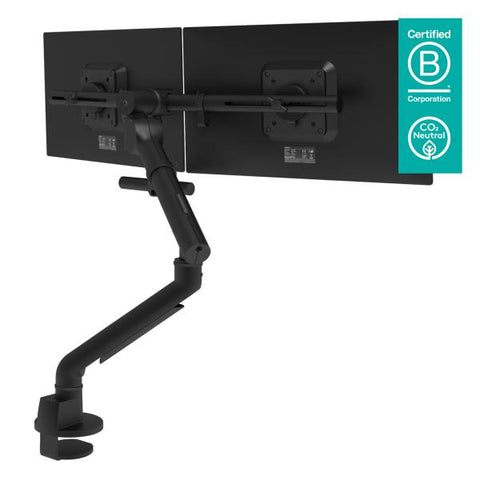 Dataflex Viewgo pro Scrivania Nero (Dataflex Viewgo Pro Black Dual monitor arm [5Years warranty])
