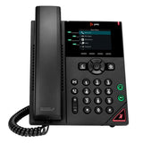 POLY VVX 250 telefono IP Nero 4 linee LED