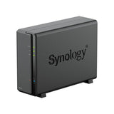 Synology DiskStation DS124 NAS Desktop Realtek RTD1619B 1 GB DDR4 12 TB HDD DiskStation Manager Nero (Synology DS124 12TB [Synology HAT3300] 1 bay NAS; Realtek RTD1619B 1.7GHz quad-core processor; 1