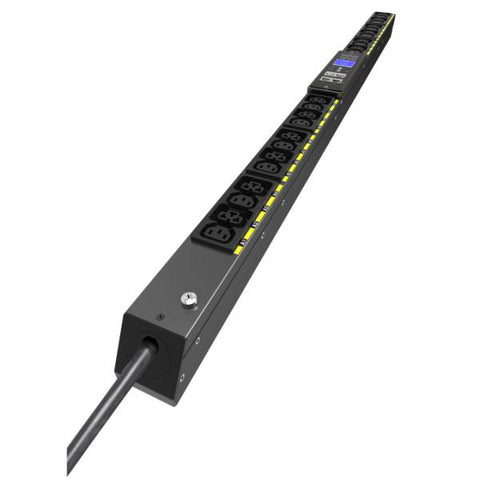 Eaton EVMIF116A unit di distribuzione dell'energia [PDU] 24 presa[e] AC 22.5U Nero (PDU G4 MI 0U 309 16A 1P 12xC13,12xC39)