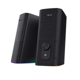 TRUST GXT612 CETIC 2.0 RGB COPPIA DI SPEAKER DOPPIA CONNESSIONE BLUETOOTH + JACK 3,5mm 9W RMS ILLUMINAZIONE RGB NERO