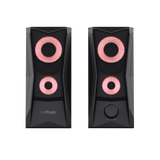 TRUST GXT606B JAVV CASSE PC GAMING 2.0 CON ILLUMINAZIONE LED RGB 12 W (6 W RMS) ALIMENTAZIONE USB JACK AUX 3.5mm NERO