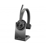 POLY Voyager 4310-M UC Auricolare Wireless A Padiglione Ufficio USB tipo A Bluetooth Base di ricarica Nero