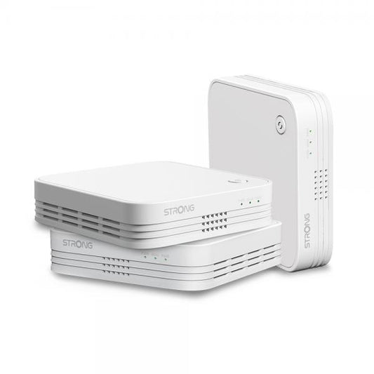 STRONG ATRIA WIRELESS EXTENDER WI-FI MESH 1200 DUAL BAND KIT 3 PZ.