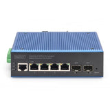 Digitus Switch industriale 4+2 porte L2 gestite Gigabit Ethernet PoE (INDUST 4+2PORT E POE SWITCH)