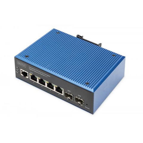 Digitus Switch industriale 4+2 porte L2 gestite Gigabit Ethernet PoE (INDUST 4+2PORT E POE SWITCH)