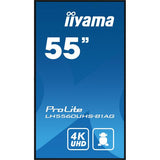 iiyama LH5560UHS-B1AG visualizzatore di messaggi Pannello A digitale 138,7 cm [54.6] LED Wi-Fi 500 cd/m 4K Ultra HD Nero Processore integrato Android 11 24/7 (iiyama ProLite LH5560UHS-B1AG - 55 Cat