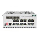 Digitus Switch PoE di rete Gigabit Ethernet a 8 porte, industriale, gestito L2, 4 Uplink SFP (DIGITUS Netzwerk PoE Switch 8-Port Gig)