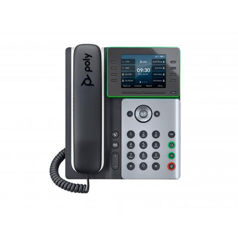 Poly Edge E300 IP Phone and PoE-enabled - Replaces Poly SKU 2200-87815-025